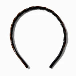 Claire's Bandeaux Et Serre-têtes-Brown Twist Adjustable Headband