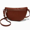 Claire's Sacs Banane-Brown Woven Belt Bag