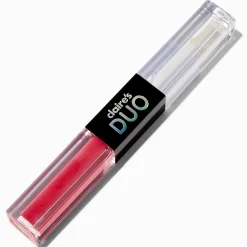 Claire's Lèvres-Bâtonnet de gloss duo rose clair