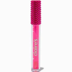 Claire's Lèvres-Bâtonnet de gloss à paillettes rose bling-bling