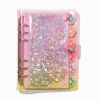 Claire's Cahiers Et Journaux Intimes-Cahier à spirales transparent marguerite à carreaux