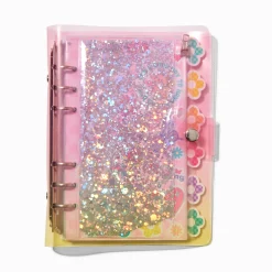 Claire's Cahiers Et Journaux Intimes-Cahier à spirales transparent marguerite à carreaux