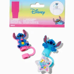 Claire's Gourdes Et Tasses-Capuchons pour pailles estivaux en exclusivité chez Claire’s Disney Stitch - Lot de 2
