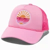 Claire's Chapeaux Et Casquettes-Casquette camionneur rose lever de soleil