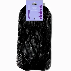 Claire's Chaussettes Et Collants|Temps Froid-Chaussettes montantes détails en dentelle noires