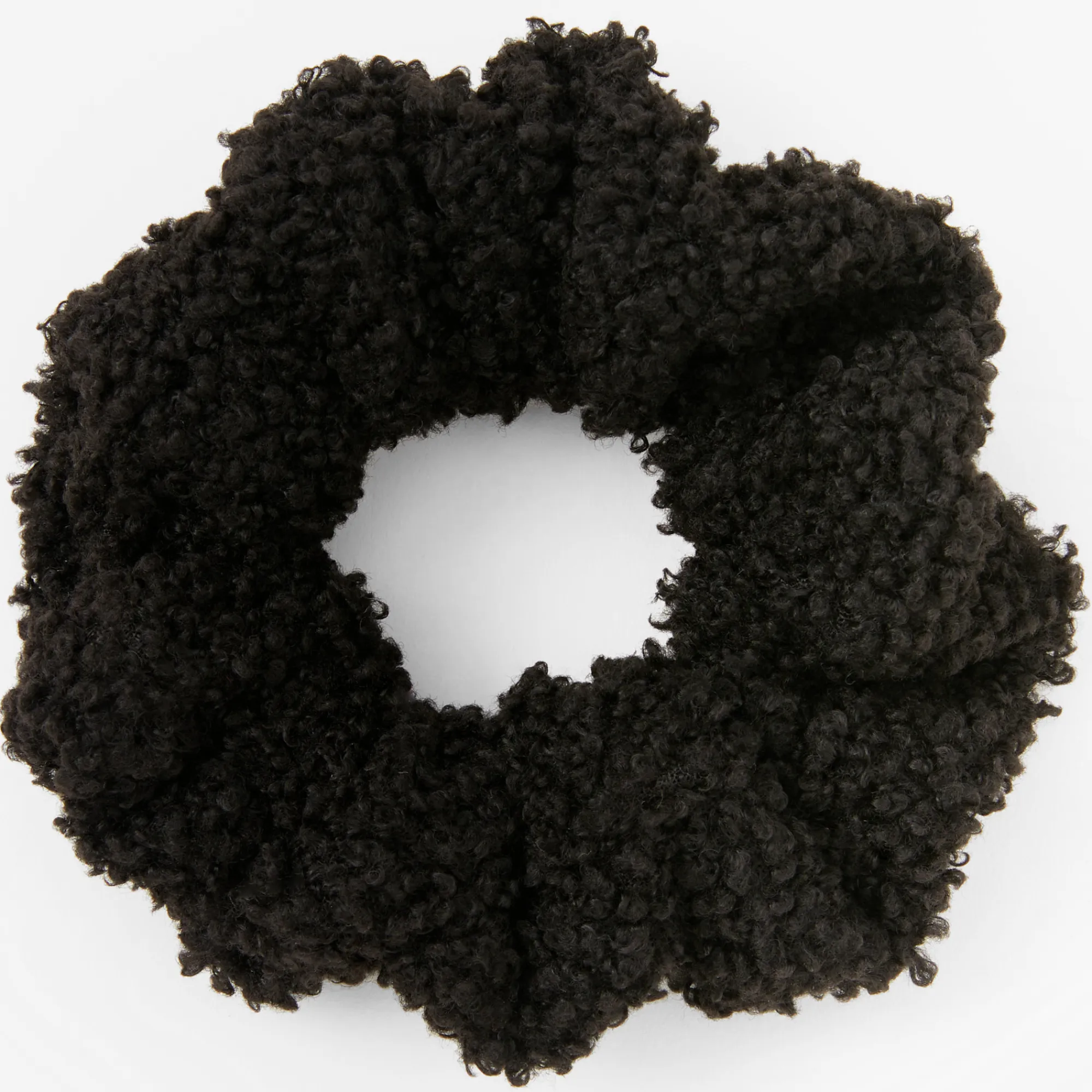 Claire's Chouchous-Chouchou en peluche - Noir
