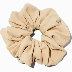 Claire's Chouchous-Chouchou géant daim synthétique couleur ivoire