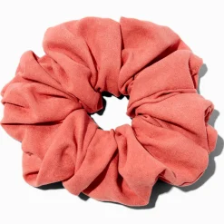 Claire's Chouchous-Chouchou géant en daim synthétique couleur mauve