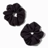 Claire's Chouchous-Chouchous côtelés noirs - Lot de 2