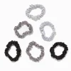 Claire's Chouchous-Chouchous fins soyeux aux nuances de gris - Lot de 6