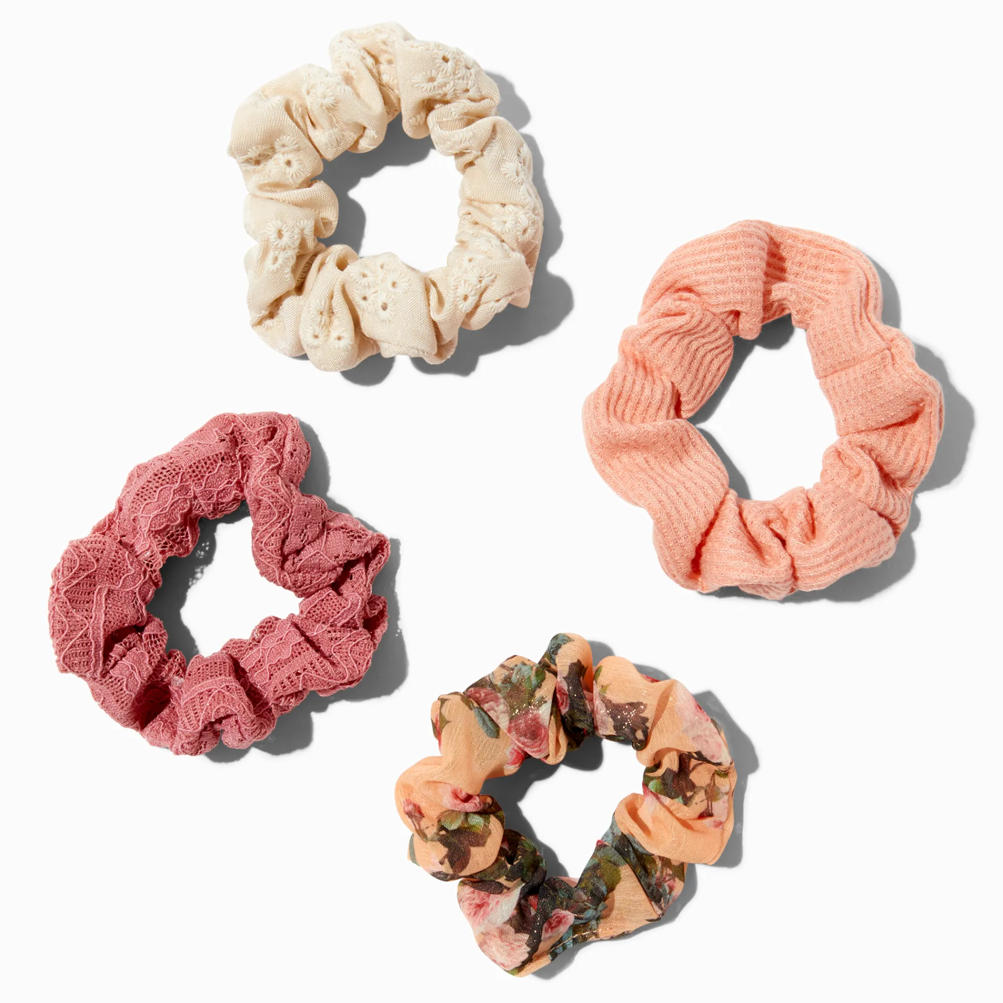 Claire's Chouchous-Chouchous variés roses - Lot de 4