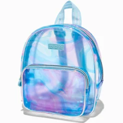 Claire's Sacs À Dos-Claire's Club Blue & Purple Clear Small Backpack