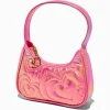 Claire's Pochettes-Claire's Club Pink Puffy Heart Shoulder Bag