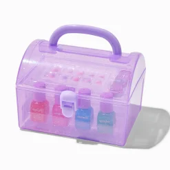 Claire's Ongles-Claire's Club Purple Nail Kit Treasure Chest