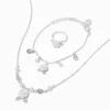 Claire's Parures De Bijoux-Claire's Club Special Occasion White Rose Silver-tone Jewellery Set - 3 Pack