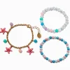 Claire's Bracelets-Claire's Club Starfish Charm & Beaded Bracelet Set - 3 Pack