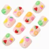 Claire's Ongles-Claire's Club Summer Fruit Press On Vegan Faux Nail Set - 10 Pack