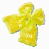 Claire's Noeuds Pour Cheveux-Claire's Club Yellow Square Sequin Hair Bow Clip