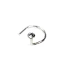 Claire's Bijoux De Piercing-Clou de nez 0,8 mm incurvé avec strass