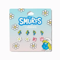 Claire's Clous D'oreilles-Clous d’oreilles en exclusivité chez Claire's Les Schtroumpfs™ - Lot de 4