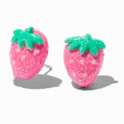 Claire's Clous D'oreilles-Clous d’oreilles fraises à paillettes
