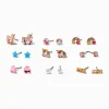 Claire's Clous D'oreilles-Clous d’oreilles licorne roses - Lot de 9