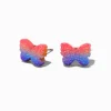 Claire's Clous D'oreilles-Clous d’oreilles papillon dégradé pailletés