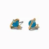 Claire's Clous D'oreilles-Clous d’oreilles planète phosphorescents bleus