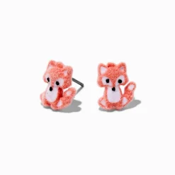 Claire's Clous D'oreilles-Clous d’oreilles renard duveteux