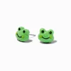 Claire's Clous D'oreilles-Clous d’oreilles tête de grenouille verts