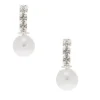 Claire's Clous D'oreilles-Clous d'oreille avec strass et perle d'imitation