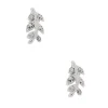 Claire's Clous D'oreilles|Bijoux Premium-Clous d'oreille feuille en argent