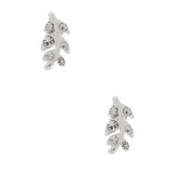 Claire's Clous D'oreilles|Bijoux Premium-Clous d'oreille feuille en argent