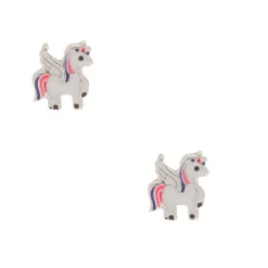 Claire's Clous D'oreilles|Bijoux Premium-Clous d'oreille Pégase en argent