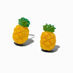 Claire's Clous D'oreilles-Clous d'oreilles ananas bombés