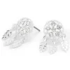 Claire's Clous D'oreilles-Clous d'oreilles attrape-rêves strass couleur argentée