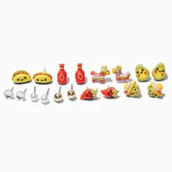Claire's Clous D'oreilles-Clous d'oreilles cactus taco - Lot de 9