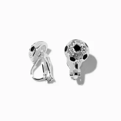 Claire's Clips Et Autocollants-Clous d'oreilles à clip ballon de foot