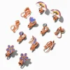 Claire's Clips Et Autocollants-Clous d'oreilles à clip licorne violets - Lot de 6