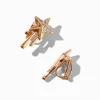 Claire's Clips Et Autocollants-Clous d'oreilles à clip étoile effet goutte strass couleur dorée