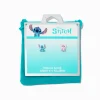 Claire's Clous D'oreilles-Clous d'oreilles couleur argentée Disney Stitch et Angel