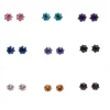 Claire's Clous D'oreilles-Clous d'oreilles décorés arc-en-ciel - Lot de 9