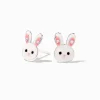 Claire's Bijoux Premium|Clous D'oreilles-Clous d'oreilles en argent lapin émaillés