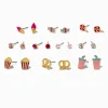 Claire's Clous D'oreilles-Clous d'oreilles friandises cinéma - Lot de 10