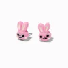Claire's Clous D'oreilles-Clous d'oreilles lapins roses
