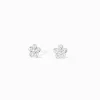 Claire's Clous D'oreilles|Bijoux Premium-Clous d'oreilles marguerite strass en argent