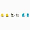 Claire's Clous D'oreilles-Clous d'oreilles panda, poussin et lapin