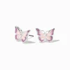Claire's Clous D'oreilles-Clous d'oreilles papillon dégradés roses et violets