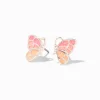 Claire's Clous D'oreilles-Clous d'oreilles papillon à paillettes qui changent de couleur UV couleur argentée