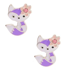 Claire's Clous D'oreilles-Clous d'oreilles renard violets